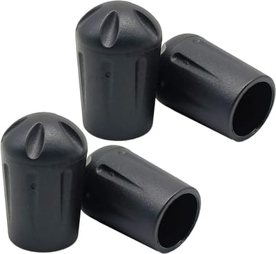 Stoelpootbescherming - Stoelglijders - Vloeren Beschermen - Geluiddempend - 4 stuks - Zwart