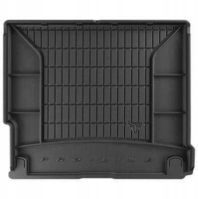 Premium Rubber Kofferbakmat met Organizer Functie – Geschikt voor VOLVO XC60 II vanaf 2017 – TPE Rubber – Hoge Rand 5 cm – Antislip & Geurloos