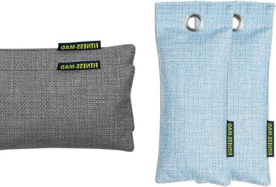 Sportgeur Absorber - Schoenendeodoriser Luchtreiniger - Geuren Neutraliseren - Actieve Kool - 500g Paar - Blauw