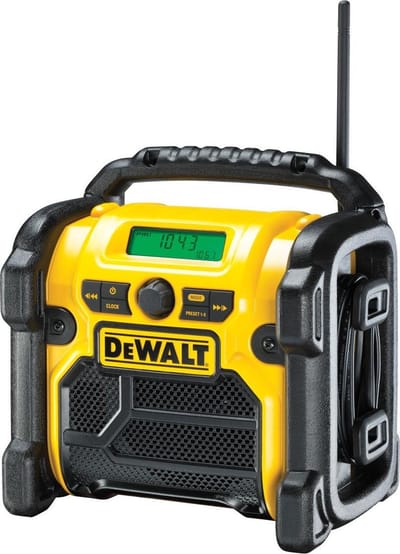 DeWalt DCR019 10.8-18V Li-Ion Accu bouwradio - werkt op netstroom & accu