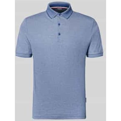 slim fit poloshirt met labeldetail