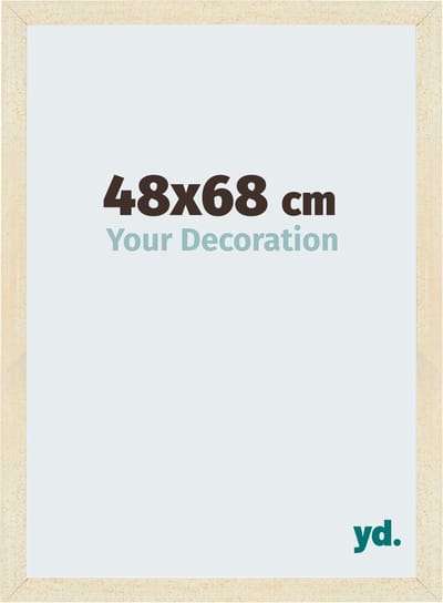 Your Decoration - Fotolijst 48x68 cm - MDF - Zand Geveegd - Mura
