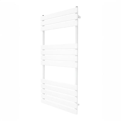 Platte paneel handdoekradiator - wit - 1200x600mm - 12 panelen