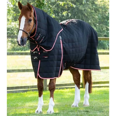 Paardendeken met halsbedekking Premier Equine Lucanta 200g