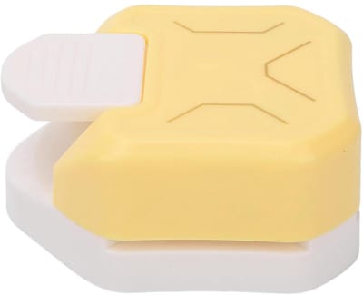 Hoekronderpons - Papier snijder - Papier knutselen - 3-in-1 functionaliteit - 16 x 10 x 5 cm - Zwart