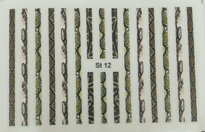 Korneliya 3D StickOn Reptile Stripes Nr 12