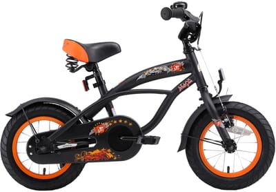 Bikestar kinderfiets Cruiser 12 inch zwart