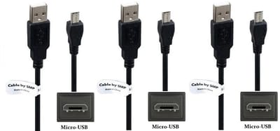 3 stuks OneOne 2,0m Micro USB kabel. Stevige laadkabel. Oplaadkabel snoer past op past op Samsung Galaxy Tab 3V, On 5, On5 Pro, On 6, On7, On7 Pro, On8, S, S Plus, S1, S2, S3, S3 Mini,S4, S4 Mini,S5, S5 Active, S5 Mini, S6, S6 Edge