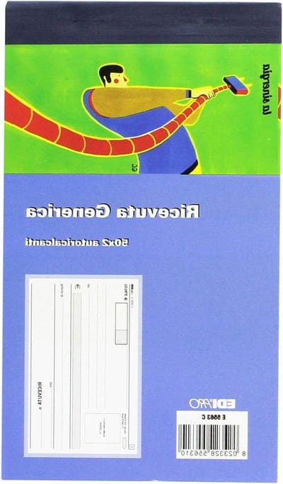 Kwitantieblok - Bon Blok - Administratie Bijhouden - Zelfkalibrerend - 99 x 17 cm - Wit en Zwart