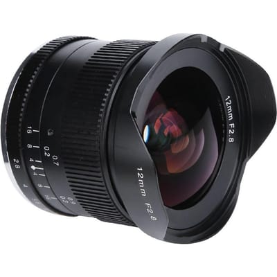 12mm F2.8 APSC Groothoek Handmatige Vaste Lens voor M43-vatting