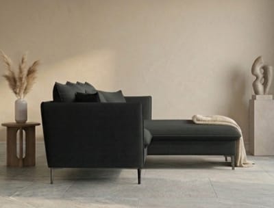 Hoekbank met Slaapfunctie 258x167 cm - 258x167 cm - Goud - cm – Luxe Velvet Bank - Medahomestore