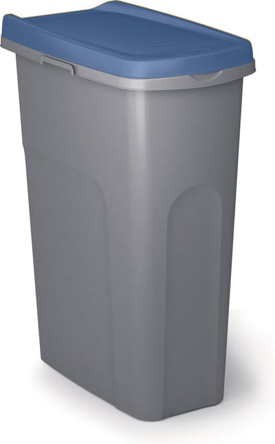 Afvalbak - 'Home Eco System' - afvalscheiding - Prullenbak - Afvalemmer - Wielen - 40 Liter - Blauw