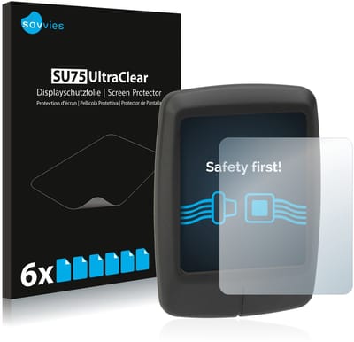 Savvies - Screenprotector voor Specialized Turbo Connect Display - Folie Beschermfolie transparant 6 Stuks
