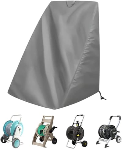 Daity 1 stuk - Tuinslanghaspelbeschermer - draagbare waterdichte en stofdichte tuinslanghaspelbeschermer met trekkoord - 26x25x34 inch