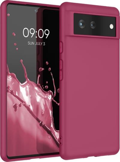 kwmobile telefoonhoesje geschikt voor Google Pixel 6 - Hoesje voor smartphone - Back cover in fuchsia