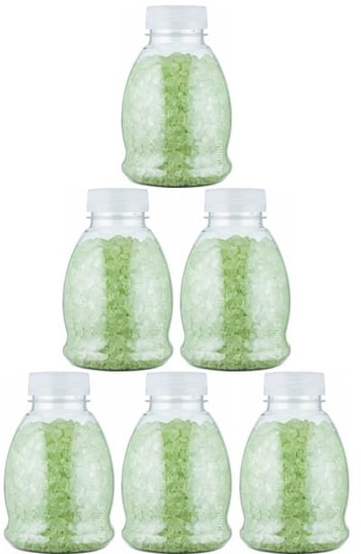 Claudius Badzout Eucalyptus - 375 gram - Fles met transparante dop - Set van 6 stuks