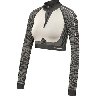 Dames sweatshirt met 1/2 rits Hummel MT Mila