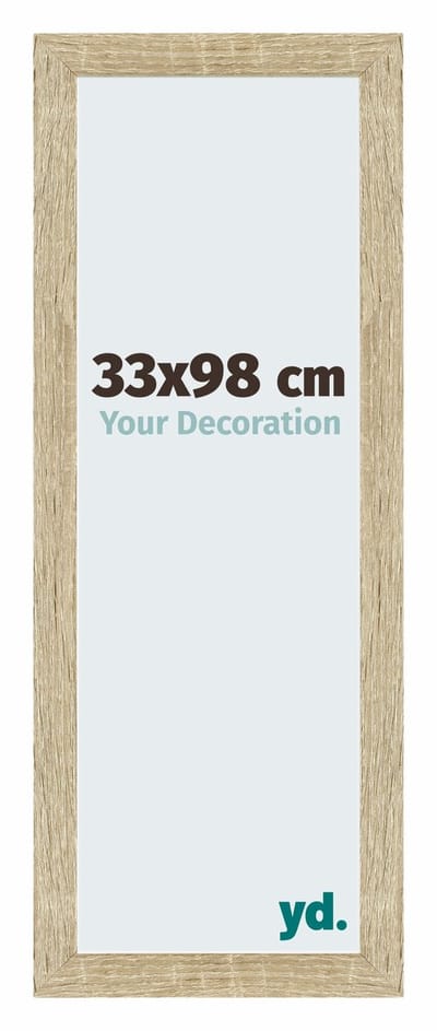 Your Decoration - Puzzellijst 33x98 cm - Sonoma Eiken - Puzzellijst 500-1000 stukjes - MDF Fotolijst - Mura