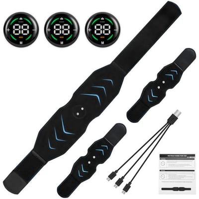 ABS Toning Riem EMS Elektrische Vibratie Buikspier Trainer Taille Lichaam Afslankende Fitness Massage Riemen voor Arm Been Training