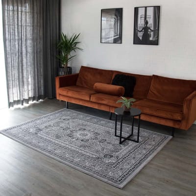 Perzisch tapijt - Royalty Tabriz grijs 80x150
