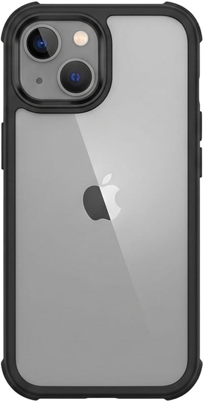 Bigben Connected, Hoesje geschikt voor iPhone 13 - 360° Volledige Bescherming, Transparant