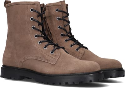 Giga G4200 Veterboots - Laarzen Met Veters - Meisjes - Taupe - Maat 40