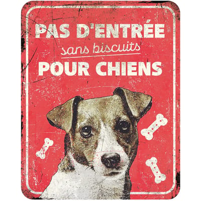 Jack Russel waarschuwingsbord van D&D Home