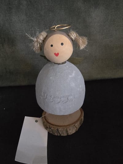 Engel van beton/baden collectie/kerst/engel met vleugels