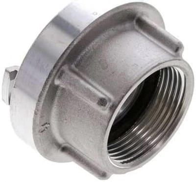 Dailygoods- Koppeling Gesmeed Aluminium 1" IG - Slangkoppeling - Tuinslang - Brandweerslangen - Irrigatiesystemen - Corrosiebestendig