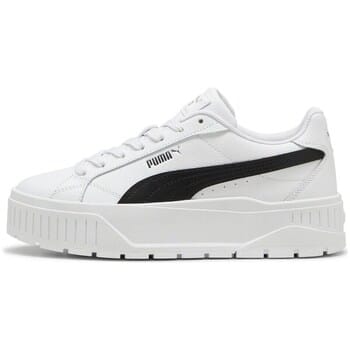 PUMA Karmen II L Dames Sneakers - Puma White-Puma Black-Puma Silver - Maat 38