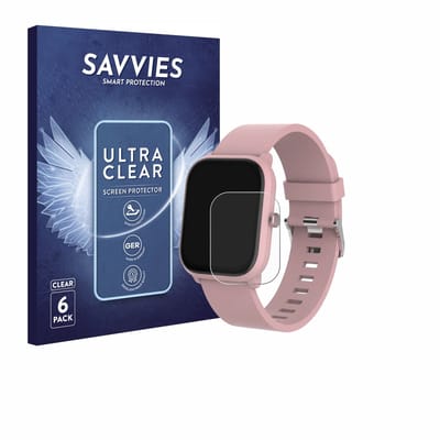 Savvies - Screenprotector voor Denver SWK-120RO - Folie Beschermfolie transparant 6 Stuks