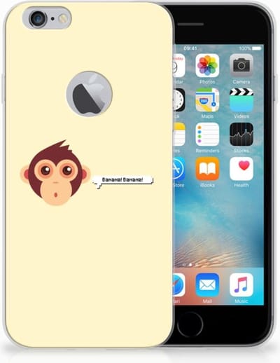 Apple iPhone 6 Plus | 6s Plus Telefoonhoesje met Naam Monkey