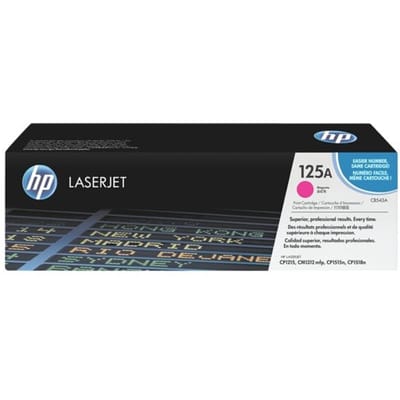 HP 125A / CB543A - Magenta Toner: 125A / CB543A - Magenta Tonercartridge - Lasertoner Magenta