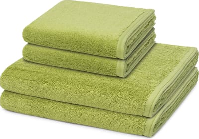 Vossen Sonstiges 2 X handdoek 2 X douchehanddoek - in set 4 pack Vegan Life