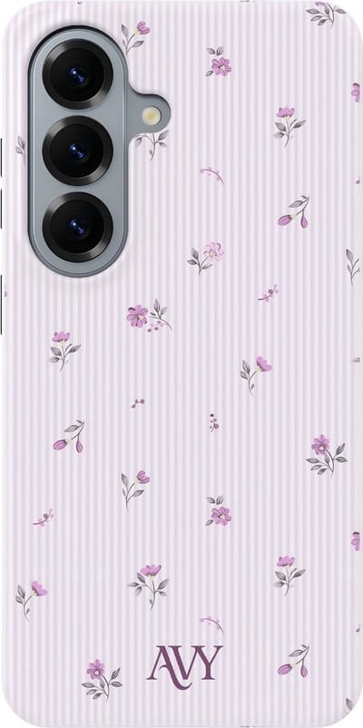 AVY Hoesje geschikt voor Samsung Galaxy S26 | Lila Dream | Bloemen | Paars | Hard Shell Back Cover | Compatibel met MagSafe & Qi2