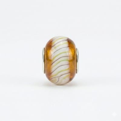 Quiges - Glazen - Kraal - Bedels - Goud - Met - Wit en Groene - Paarse - Kleuren - Bead Past op alle bekende merken - armband