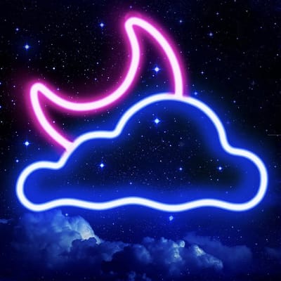 Afecto LED Verlichting Maan Led Neon verlichting - 5V Dimbare USB - Neon licht - Wanddecoratie voor Tieners, Meisjes, Jongens, Kind Slaapkamer