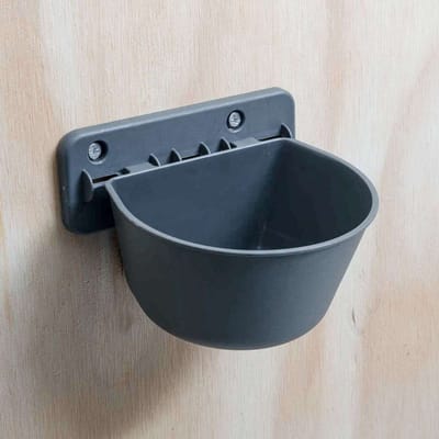 Wandbevestiging voor het gaas voerbakje - Kip - Voerbakjes