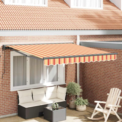 vidaXL Zijde Frame Meerkleurig 300 x 250 cm Polyester met PU-coating