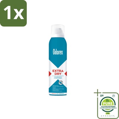 1 x Odorex – Anti-transpirant spray – Extra Dry Sensitive – 150 ml - Antitranspirant Spray - Extra Droge - Gevoelige Huid - Transpiratiegeur - Meerdaagse Bescherming