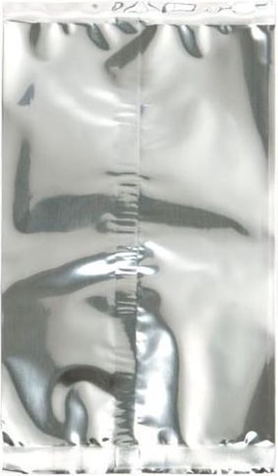 Plastic Zakken Zilver 9,5x16cm Gemetalliseerd en Sealbaar (100 stuks) | Plastic zak