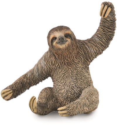 COLLECTA Figurine - Luiaard - (L) - Wilde Dieren - Handgeschilderd - Miniatuur