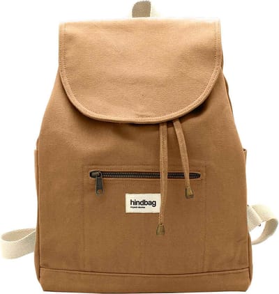 Hindbag rugtas Eliot - kaneel - 100% biologisch katoen