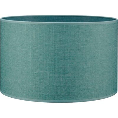 Home Sweet Home Lampenkap Canvas cilinder - van stof - turkoois - Moderne stoffen Lampenkap - 35/35/21cm - E27 lamphouder - voor vloerlamp,
