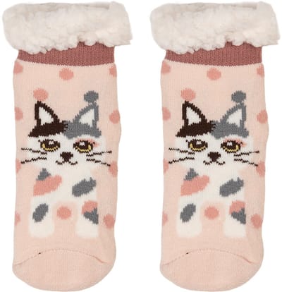 Clayre & Eef Wintersokken Kind 28-31 Roze Synthetisch