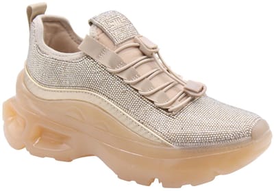 Steve Madden Fabuluxe Sneakers Blush Maat: 37 | Sneakers Outlet | Dames | Beige
