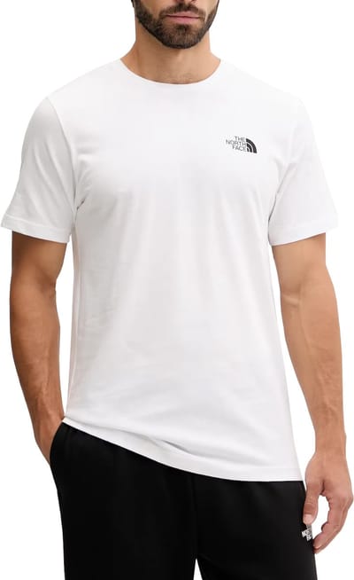 The North Face M Half Dome Photo SS Tee, Mannen, Wit, T-shirt, maat: L