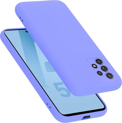 Cadorabo Hoesje geschikt voor Samsung Galaxy A52 (4G / 5G) / A52s in LIQUID LICHT PAARS - Beschermhoes gemaakt van flexibel TPU silicone Case Cover