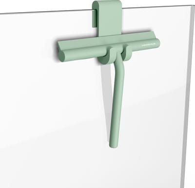 Minismus raamwisser met ophang haak Groen- trekker douche - douchewisser - raamtrekker - douchetrekker - anti slip - douchewisser Mint Groen
