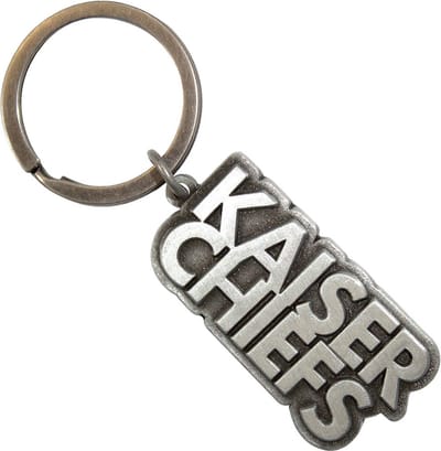 Kaiser Chiefs - Skewed Logo Sleutelhanger - Zilverkleurig